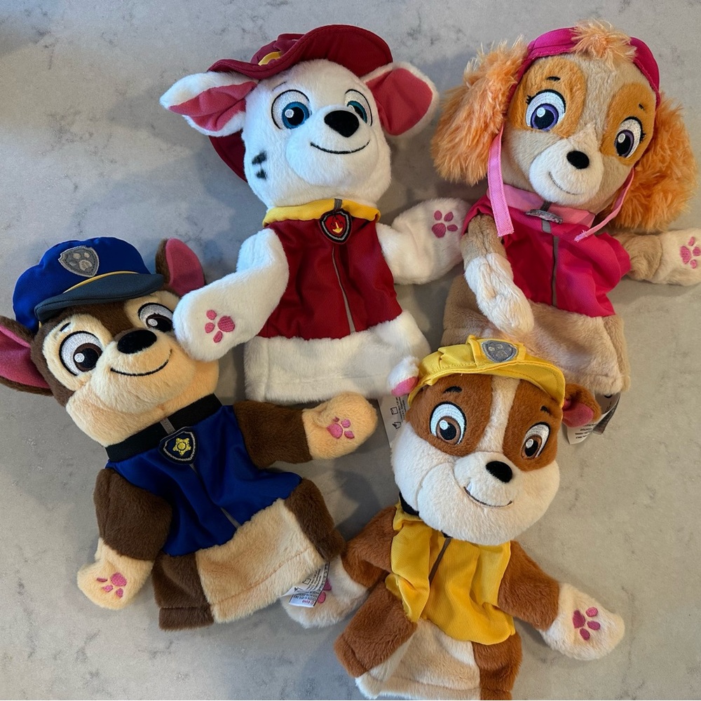 Gund Paw Patrol Plush Hand Puppets